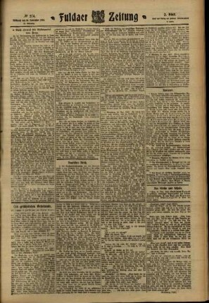 Zweite Ausgabe vom Mittwoch, den 30. November 1910.