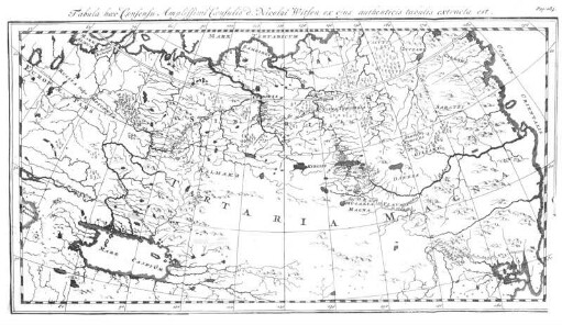 Tabula haec consensu amplissimi Consulis d. Nicolai Witsen ex ejus authenticis tabulis extracta est
