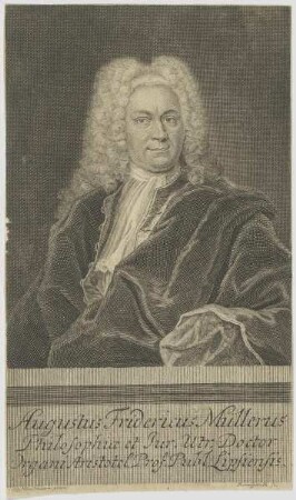 Bildnis des Augustus Fridericus Müllerus