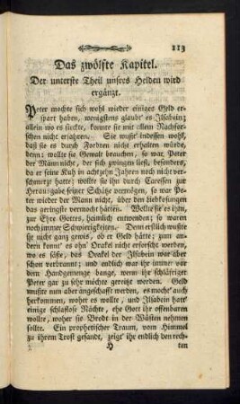 Das zwölfte Kapitel. Der unterste Theil unsres Helden wird ergänzt.