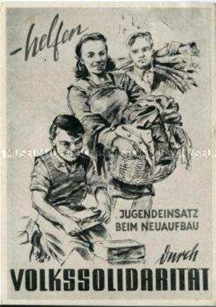 Postkarte der Volkssolidarität