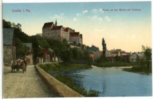 Colditz. Partie an der Mulde und Schloss