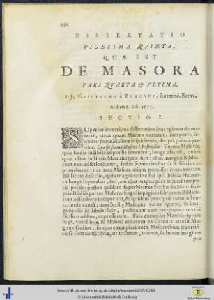 Dissertationes XXV.–XXVII.