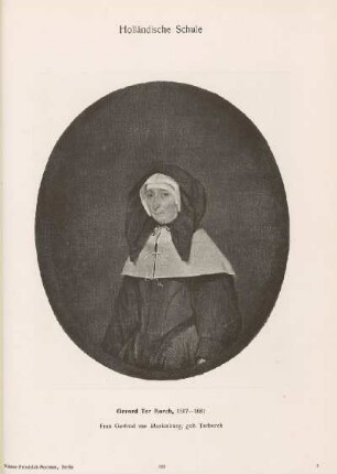 Frau Gertrud van Marienburg, geb. Terborch