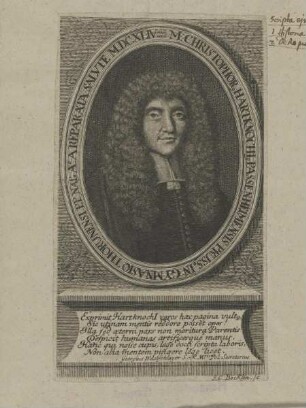 Bildnis des Christophor Hartknochius