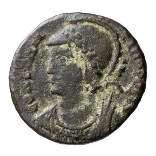 Münze, Follis, Aes 3, 330 - 333 n. Chr.