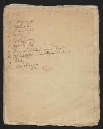 Machregeln und andere Notizen