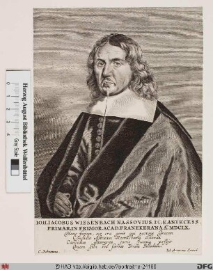 Bildnis Johann Jacob Wissenbach