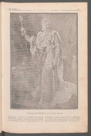 El Emperador Napoleón, por el barón Gérard - [Cuadro]