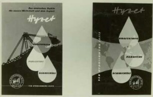 Entwurf und Original-Anzeige für VEB Hydrierwerk Zeitz-Hyzet