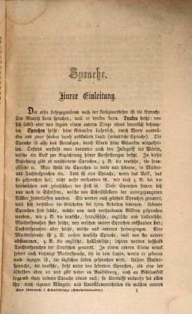 Der Unterricht für Schullehrlinge oder Schulpräparanden nach der allerh. Verordnung vom 15. Mai 1857 : die Bildung der Schullehrer im Königreiche Bayern betreffend, nach den drei Jahreskursen geordnet und praktisch dargestellt für Zöglinge und Lehrer in den Vorbereitungsanstalten, 1,1. Unterricht in der Sprache : Sprachunterricht im ersten Jahre