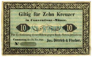 10 Kreuzer Conventions-Münze