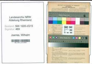 Entnazifizierung Wilhelm Joerres , geb. 04.09.1896 (Buerovorsteher)