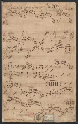 Fantasien; org; F-Dur; Krebs-WV 418