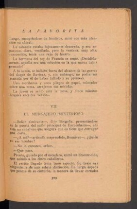 VII - El mensajero misterioso