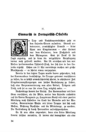 II. Einmarsch in Portugiesisch-Ostafrika