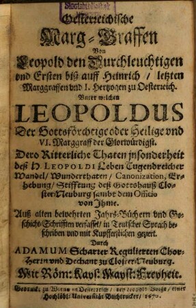 Österreichische Marggrafen