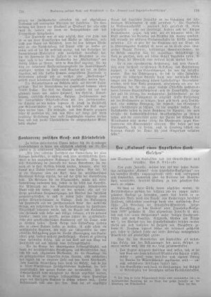 Konkurrenz zwischen Groß- und Kleinbetrieb
