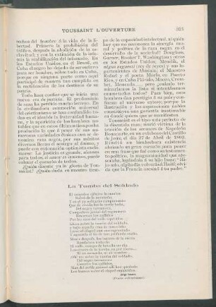 La Tumba del Soldado. [Poesía]