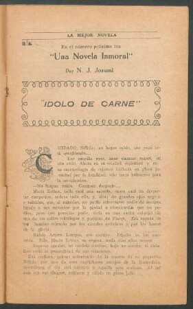 "Ídolo de carne"