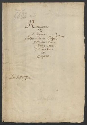 Requiems; V (5), orch, org; c-Moll; K 51