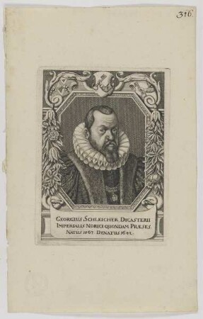Bildnis des Georgius Schleicher