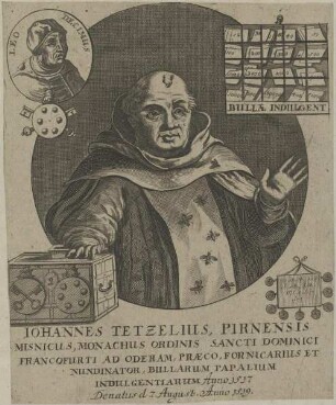 Bildnis des Iohannes Tetzelius