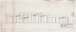 Schneider - Esleben, Paul; Düsseldorf, ARAG - Platz 1 (ehem. Brehmstr. 110); ARAG - Stufenhochhaus, Allgemeine Versicherungs-AG, Hauptverwaltung - ARAG-Läden (Ansicht)