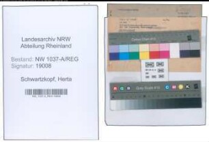 Entnazifizierung Herta Schwartzkopf , geb. 07.01.1898 (Studienraetin)