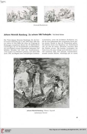56: Johann Heinrich Ramberg : zu seinem 100. Todesjahr