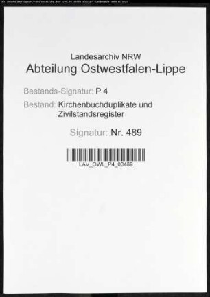 Kirchenbuchduplikat der katholischen Gemeinde Hellefeld (GHT 1779-1807). (Gemeinde: Hellefeld, katholische Gemeinde)