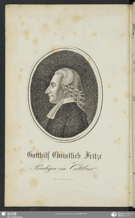 Gotthilf Christlieb Fritze Prediger in Cottbus