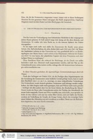 3.2. Die Entwirklung der Reformation in den Reichsstädten