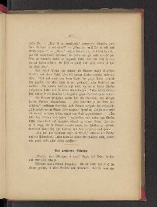 Das verlorene Minchen.