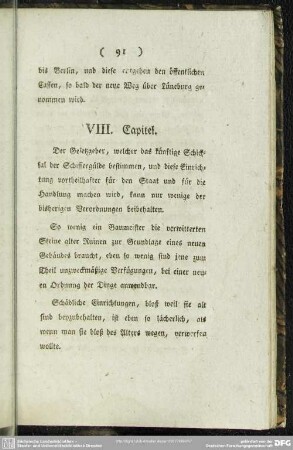 VIII. Capitel