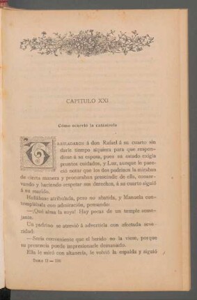 Capítulo XXI - Cómo ocurrió la catástrofe