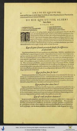 Titulus VIII. De his qui suivel alieni Iuris sunt.