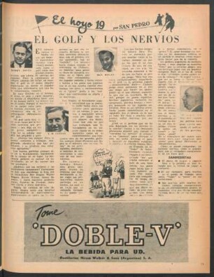 El golf y los nervios : El hoyo 19