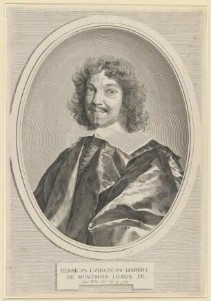 Bildnis des Henricvs Lvdovicvs Habert de Montmor