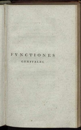 Functiones Genitales