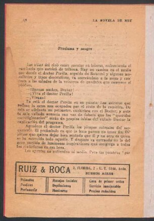 Proclama y sangre