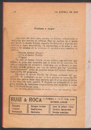 Proclama y sangre
