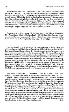 Kludas, Arnold :: Deutsche Ozean-Passagierschiffe 1850 - 1895 : Moers, Steiger, 1983