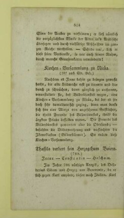 Thassilo verliert sein Herzogthum Baiern