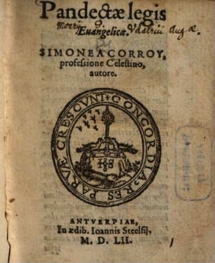 Pandectae Legis Euangelicae