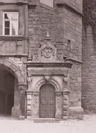 Portal zum Treppenturm Burgscheidungen