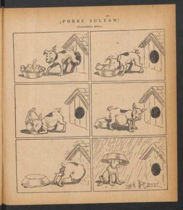 ¡Pobre Sultan! (historieta muda) - [Cómic]