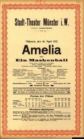 Amelia oder ein Maskenball