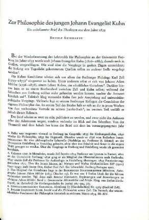 355-358 Zur Philosophie des jungen Johann Evangelist Kuhn