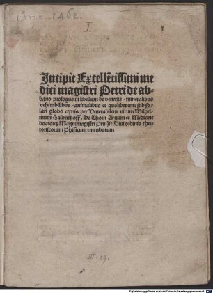 Tractatus de venenis